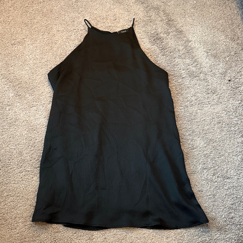 VICI Black Sleeveless Dress - Size Large
